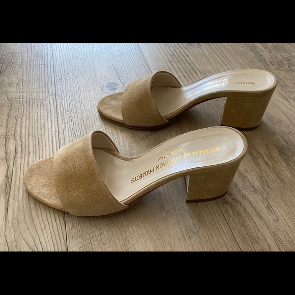 Woman by Common Projects Tan Suede Sandals (36) - Picture 3 of 7
